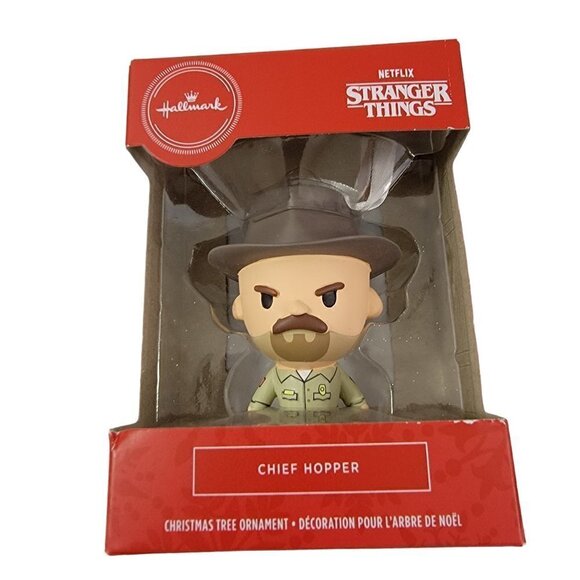 HALLMARK Netflix Stranger Things CHIEF HOPPER Christmas Holiday Ornament - NEW - Picture 13 of 13